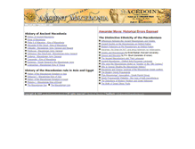 Tablet Screenshot of ancientmacedonia.com